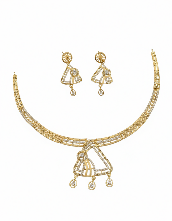 Aura Waterfall Necklace Set