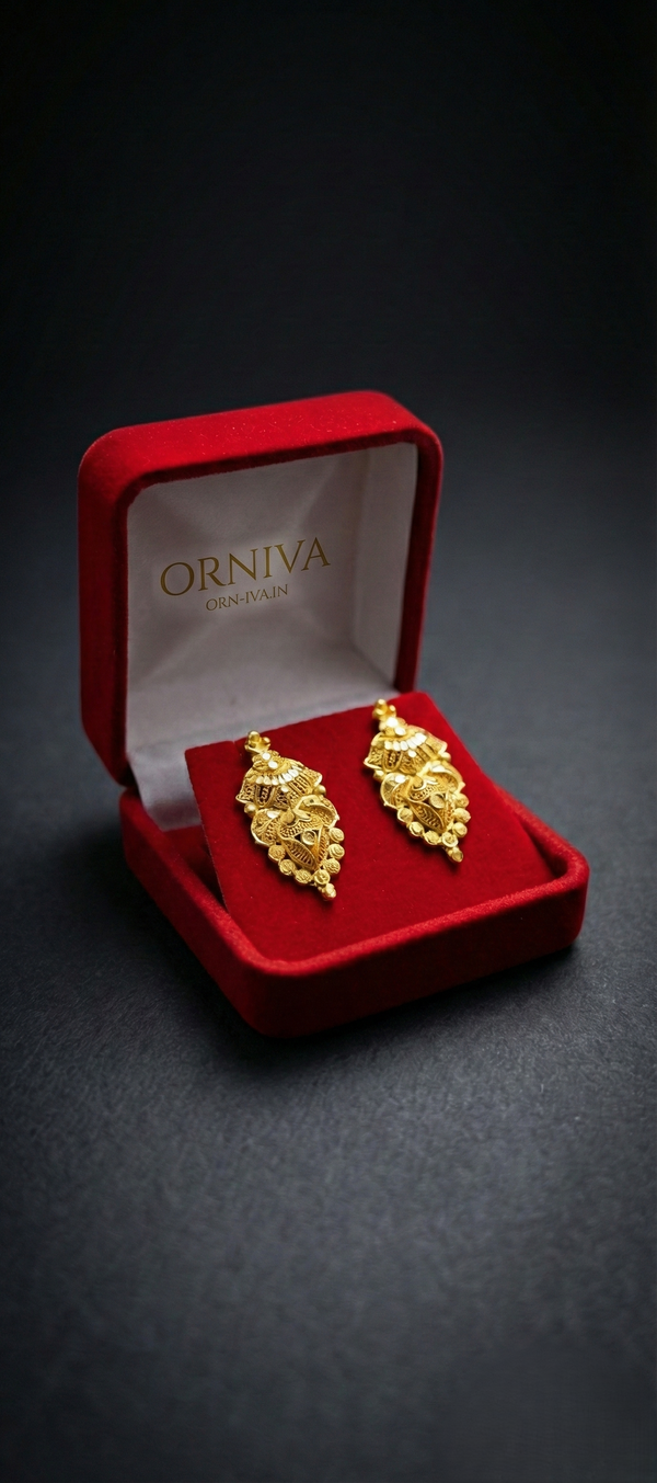 1 Gram Gold Forming Earrings
