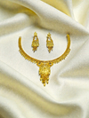 Premium 1 Gram Gold Forming Necklace Set - Real Gold Look 028