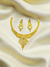 Premium 1 Gram Gold Forming Necklace Set (Real Gold Look) 029