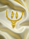 Premium 1 Gram Gold Forming Necklace Set - Real Gold Look 026