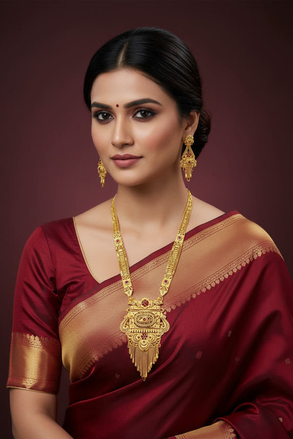 Rani Har - 1 Gram Gold Forming Necklace Set - 005