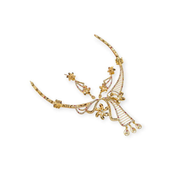 Gold Forming Necklace