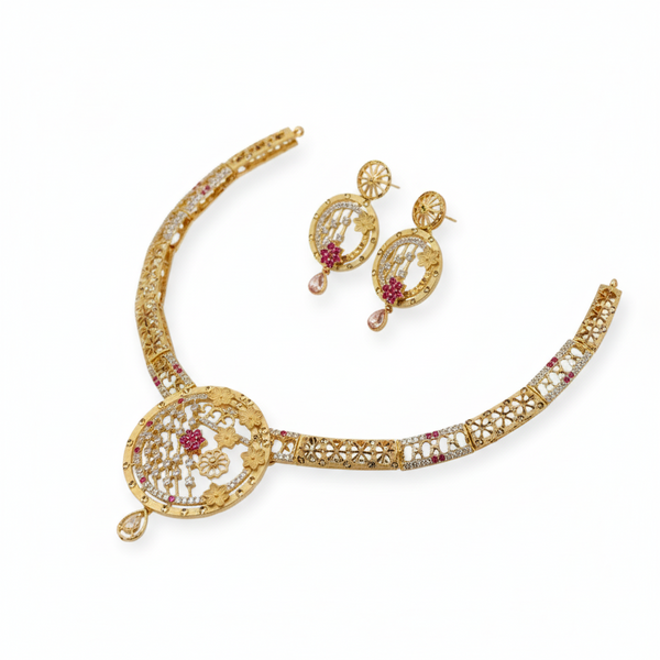 Gold Forming Necklace