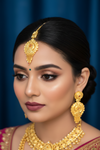 Royal 1 Gram Gold Plated Traditional Maang Tikka for Women 031