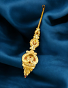 Royal 1 Gram Gold Plated Traditional Maang Tikka for Women 033
