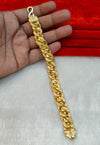 Gold-Plated Two-Tone Designer Bracelet