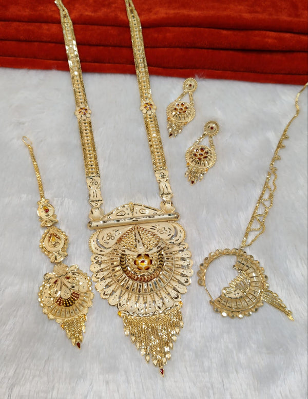 Traditional Heavy Look Necklace & Headpiece Combo