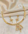 Modern Gold-Plated Torque Necklace Set