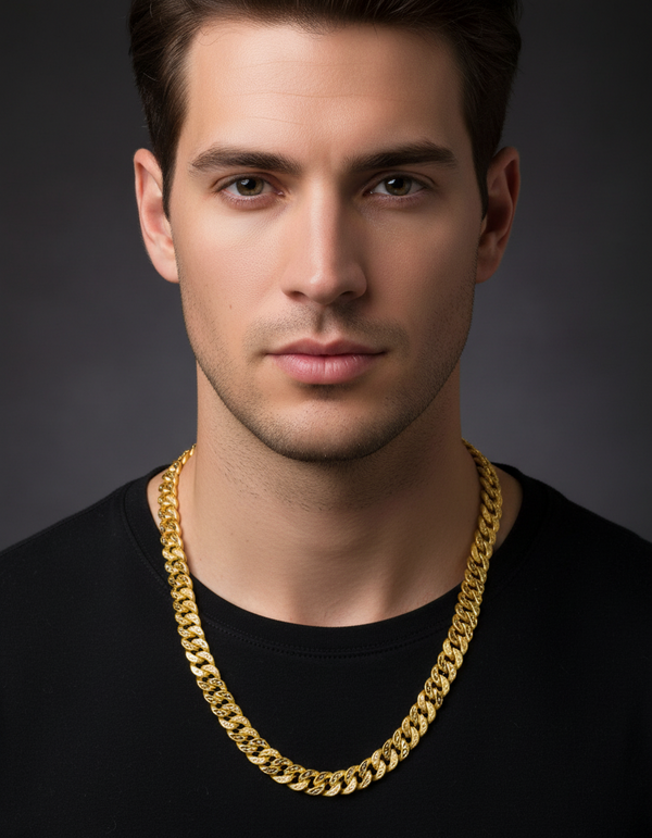 Daily Wear Two-Tone Curb Chain