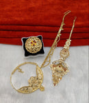 Ornate Filigree Jewelry Trinity Set