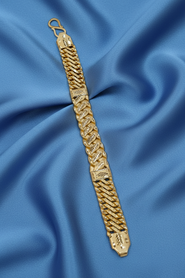 Men's bracelet -1 Gram Gold plated