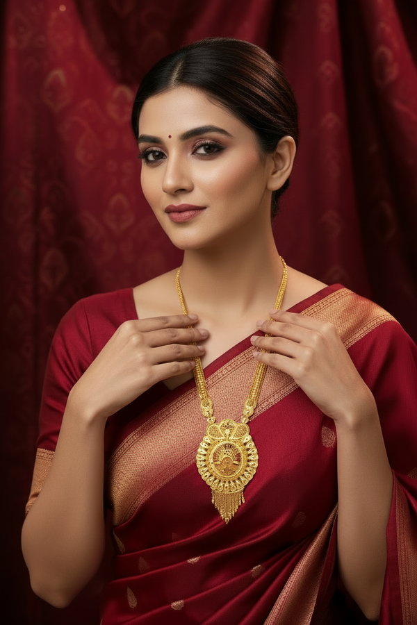 Rani Har - 1 Gram Gold Forming Necklace Set - 009