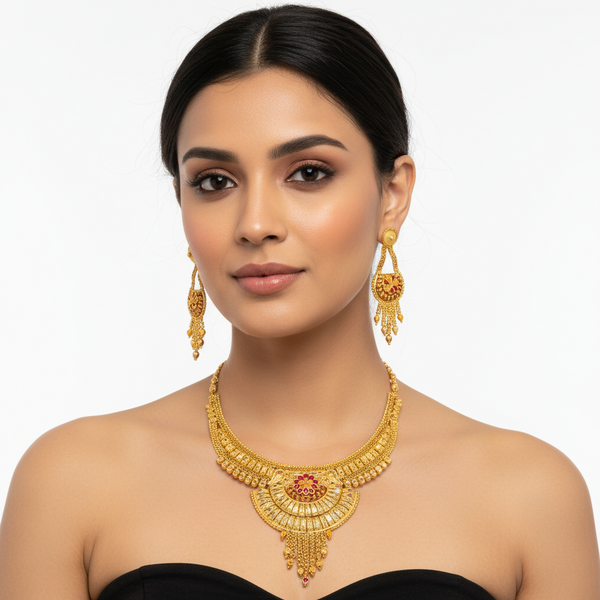 1 Gram Gold forming Necklace