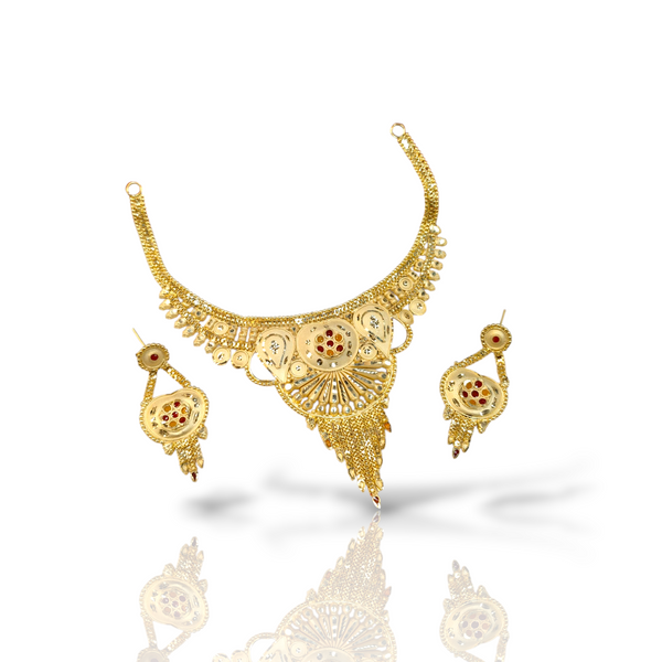 1 Gram Gold Forming Necklace Set