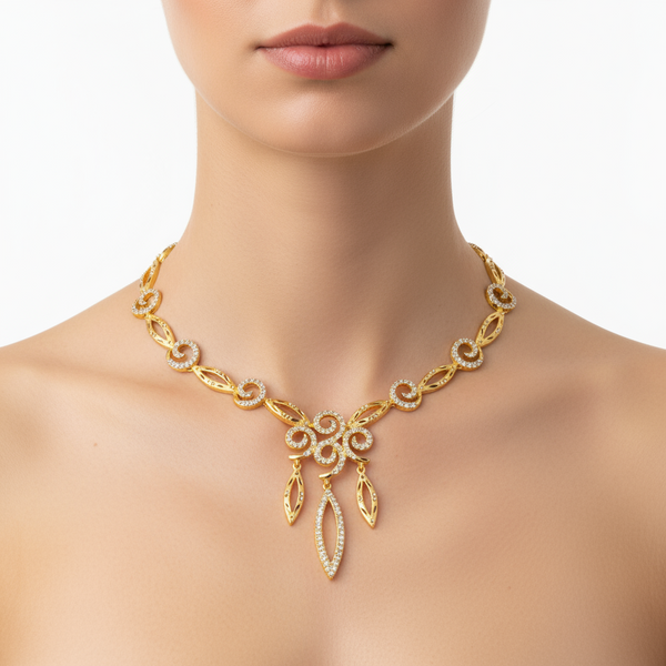 One Gram Gold Forming Necklace