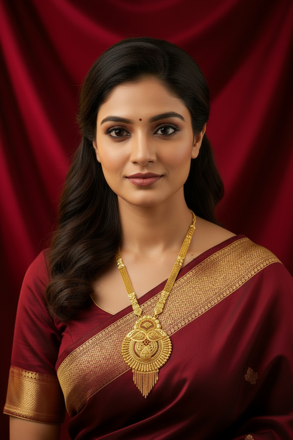 Rani Har - 1 Gram Gold Forming Necklace set - 011
