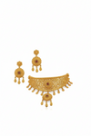Choker - Necklace - 1Gram Gold plated Necklace set - 002