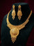 Premium 1 Gram Gold Forming Necklace Set (Real Gold Look) 035