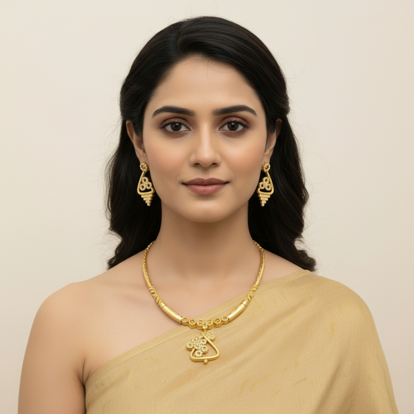 1 Gram Gold Forming Necklace