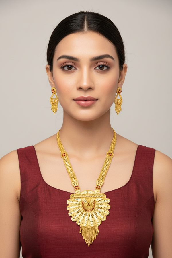 Rani Har - 1 Gram Gold Forming Necklace Set - 003