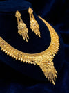 Premium 1 Gram Gold Forming Necklace Set (Real Gold Look) 033