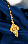 Royal 1 Gram Gold Plated Traditional Maang Tikka for Women 036