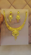 Premium 1 Gram Gold Forming Necklace Set (Real Gold Look) 029