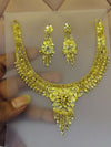 Premium 1 Gram Gold Forming Necklace Set (Real Gold Look) 033