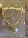 Premium 1 Gram Gold Forming Necklace Set (Real Gold Look) 024