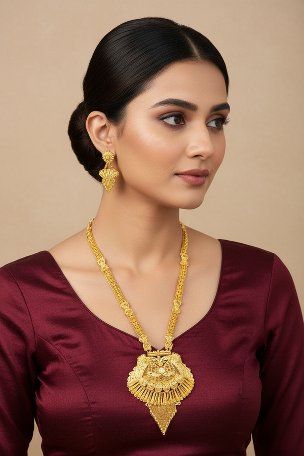 Rani Har - 1 Gram Gold Forming Necklace set - 014