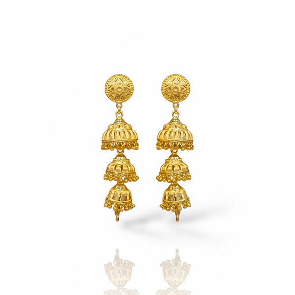 Gold Forming jhumka
