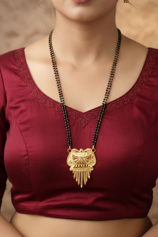 Gold plated Mangalsutra