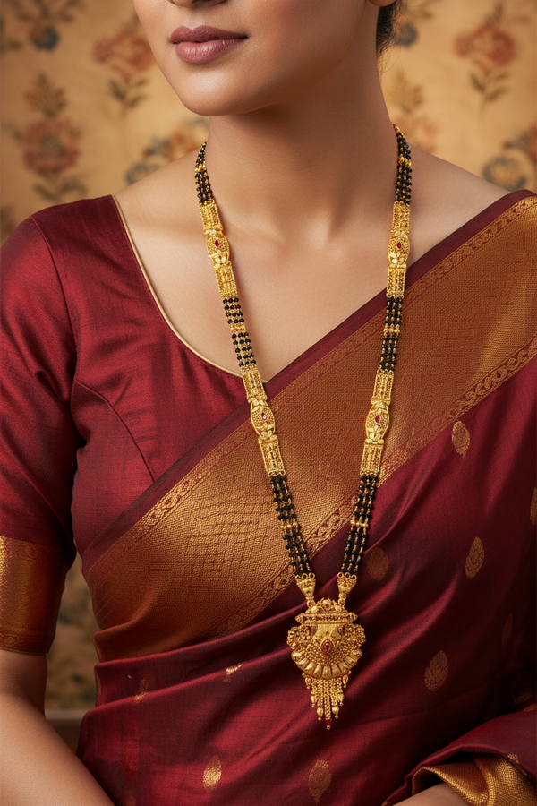 1 Gram Gold Forming Mangalsutra