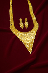 Arabic Long Necklace Set - 1 Gram Gold Forming Necklace set - 017