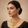 1 Gram Gold Forming Necklace Set