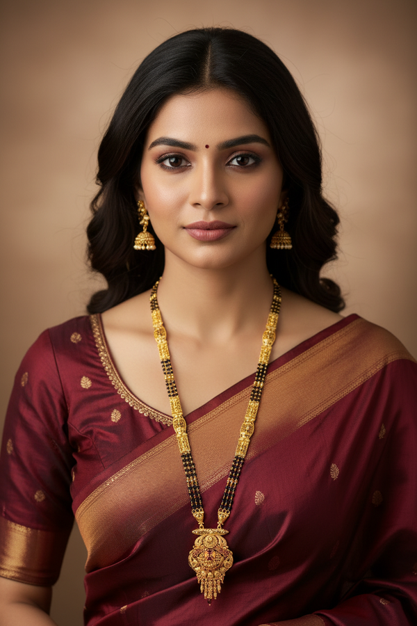 1 Gram Gold Forming Mangalsutra