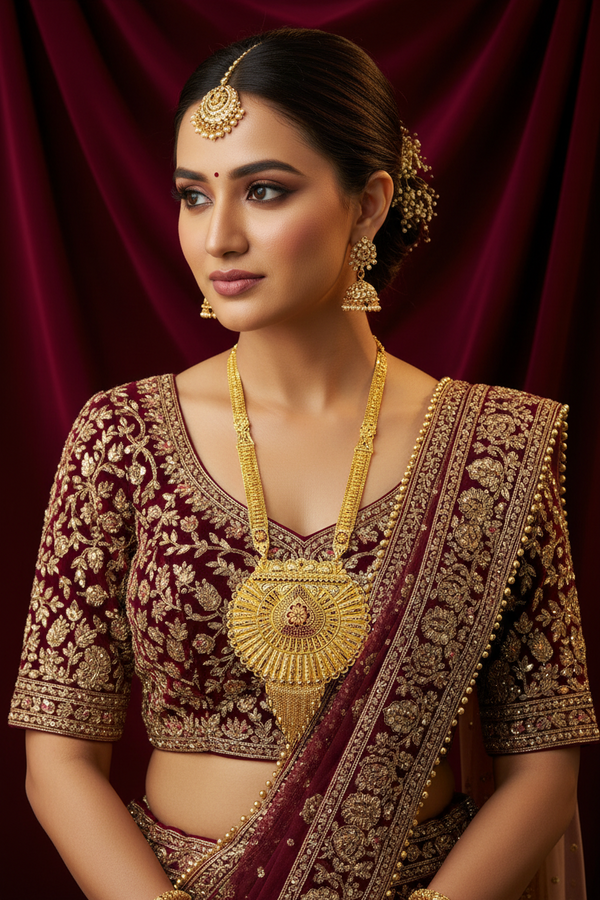 Rani Har - 1 Gram Gold Forming Necklace set - 012